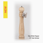 50g 白胡椒橡木研磨器 12" 50g White Pepper Oak Pepper Grinder 12"