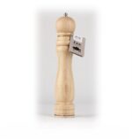 Classic Oak Wood Pepper Grinder 10" with Black Peppercorns