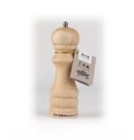 Classic Oak Wood Pepper Grinder 6" with Black Peppercorns