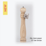 50g 黑胡椒 橡木研磨器 12" 50g Black Pepper Oak Pepper Grinder 12"