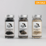 [15% OFF] 70g 白胡椒粒 及 70g 黑胡椒粒 及 70g 黑胡椒粗粒（方瓶） 70g Whole white Pepper and 70g Whole black pepper and 70g Coarse black pepper (Square bottle)